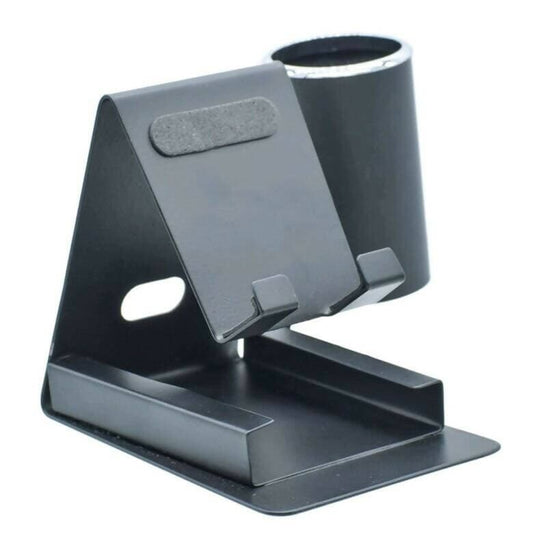 Mobile Stand with Pen Stand & Visiting Card Holder (3 in 1) - HalfPe