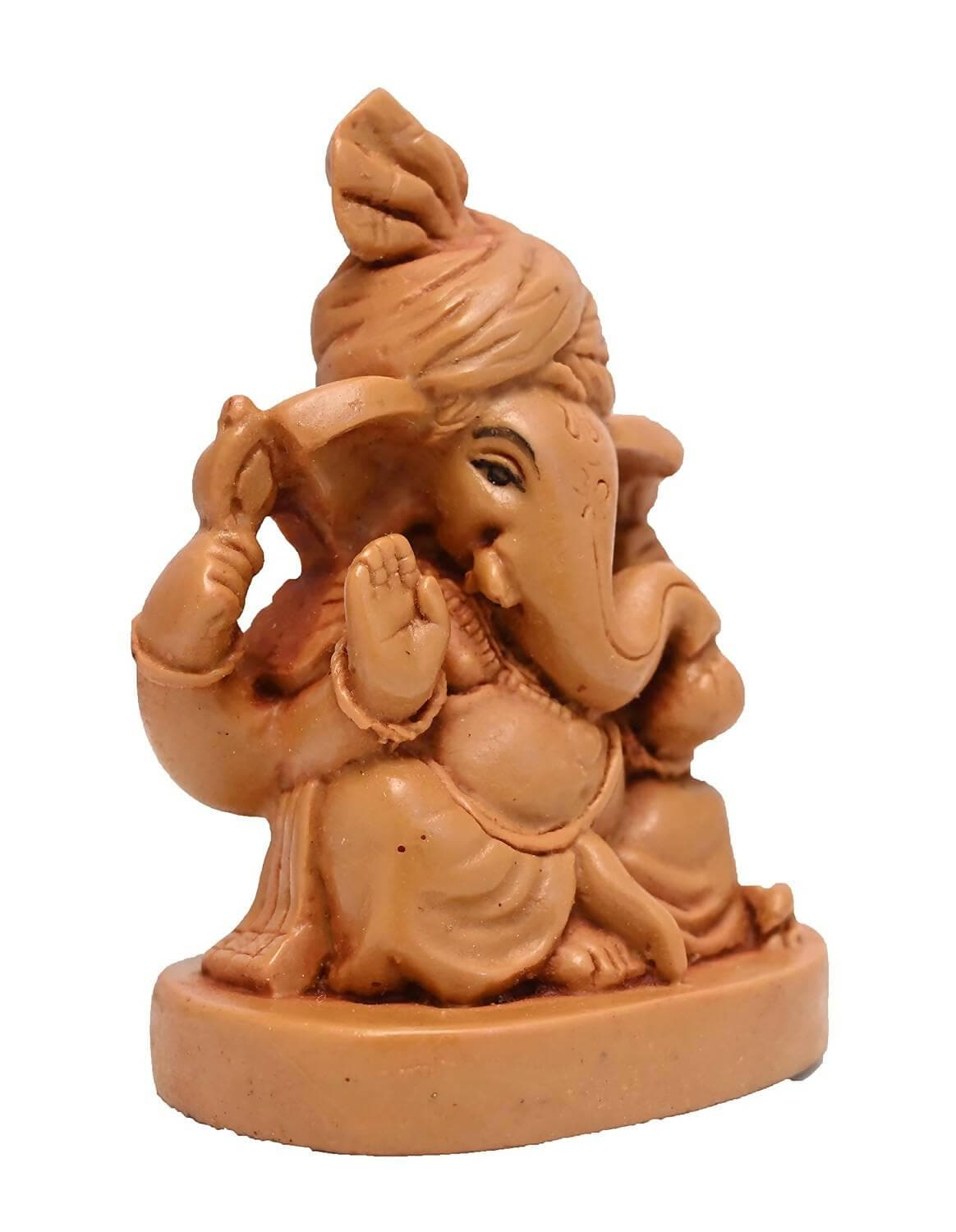 KariGhar Polyresin Ganesh Murti Perfect Idol For Car Dashboard Drawing Room - HalfPe