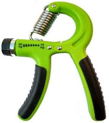 ZEVORA Adjustable Resistance 40-10 kg Hand Grip Exerciser, Hand Squeezer (Green) - HalfPe