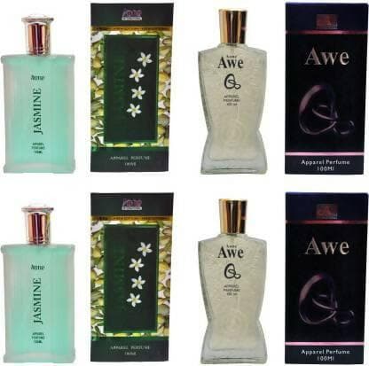 Aone Jasmine and AweQ Perfume 100ML Each (Pack of 4) - HalfPe