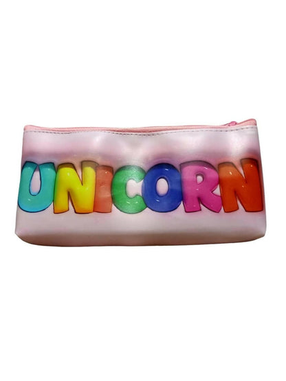 Cute Unicorn Trendy Durable Pencil Case Pouch for Stationery - HalfPe