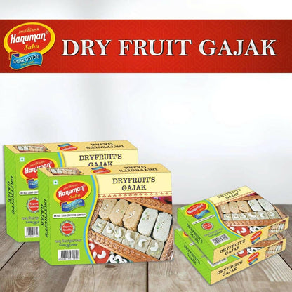 HANUMAN SAHU GAZAK UDYOG Rajasthani Homemade Kaju PistaTraditional Dry Fruits Gazzak Healthy Snacks No Added Preservatives and Colors and Flavors (500 Gm) - HalfPe