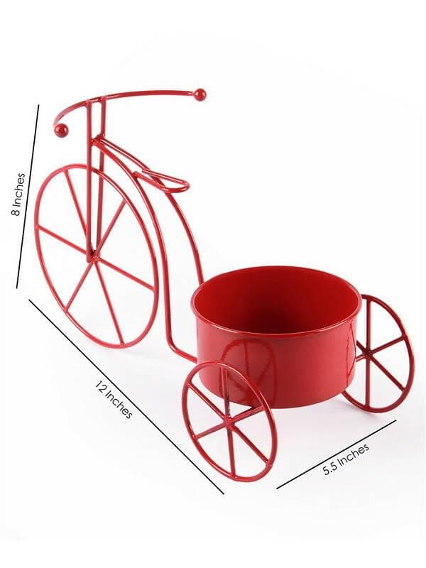 Big Cycle Planter Red - HalfPe