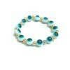 Pinapes Stylish Evil Eye Bracelet (Sky Blue, pack of 2) - HalfPe