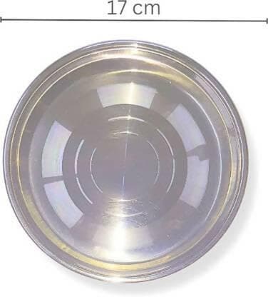 SHINI LIFESTYLE Stainless Steel Halwa Plates (Pack of 6) - HalfPe