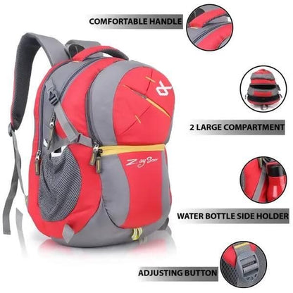 College Bag For Boys And Girls|Office Backpack |School Bag 35 L Laptop Backpack (Red ) - HalfPe