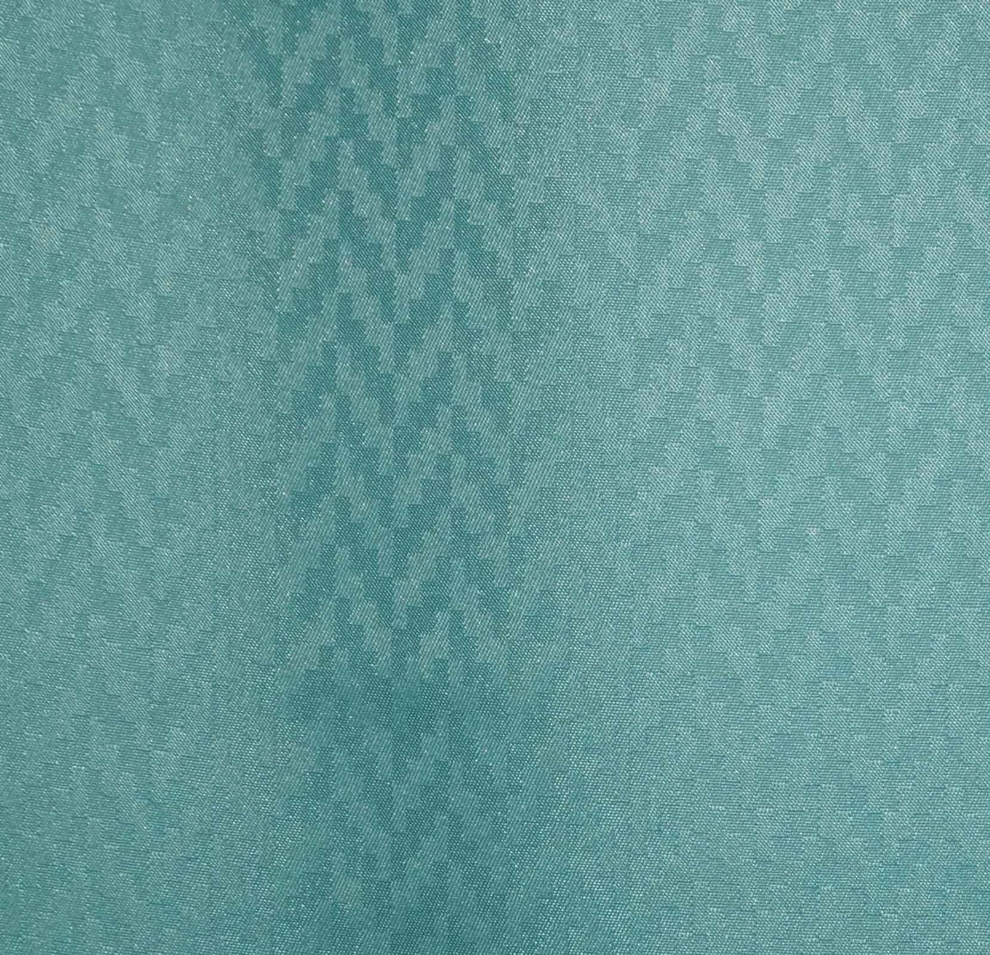 Hospital Partition Curtains, Clinic Curtains Size 12 FT W x 7 ft H, Channel Curtains with Net Fabric, 100% polyester 24 Rustfree Metal Eyelets 24 Plastic Hook, Dark Green Zig Zag, (12x7 FT) - HalfPe