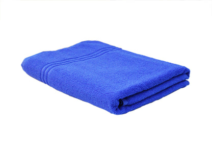 Lushomes Microfibre Towel, Quick Dry Bath Towel for Men Women Kids, Large Size Towel, 30x 55 Inch, home decor Items, 275 GSM, microfibre towel for bath (75x140 Cms, Royal Blue) - HalfPe