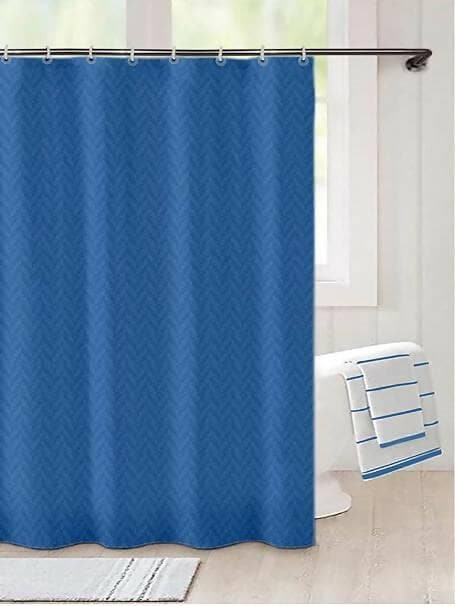 LUSHOMES Chevron Print Shower Curtain - HalfPe