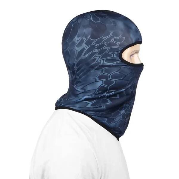 Blue Face Mask for Bikers (Size: Free, Balaclava) - HalfPe