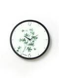 Green Leaves Analog Wall Clock - HalfPe