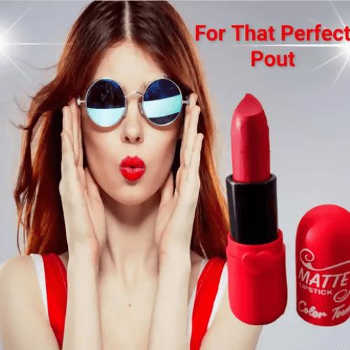 SENECIO Pack of 2 Red Velvet Matte Lipstick Colortown For That Perfect Pout Lipcolour - HalfPe