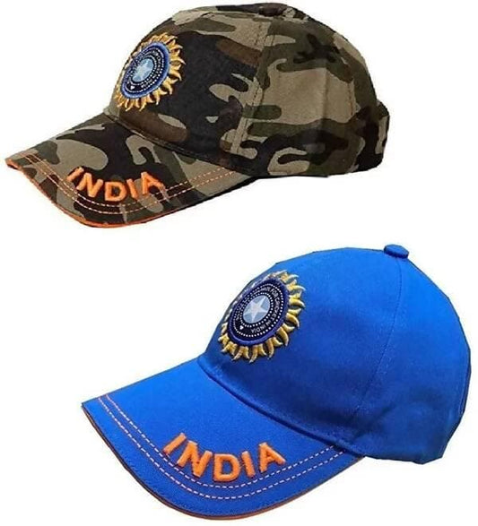 Solid Cricket Cap (Pack of 2) - HalfPe