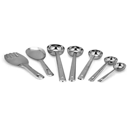 SHINI LIFESTYLE Stainless Steel Spoons (Set of 7) - HalfPe