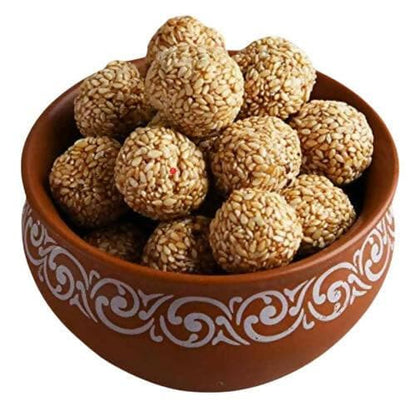 SAHU GAJAK BHANDAR Til Ladoo (500g) - HalfPe