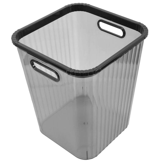 Transparent Trash Container Clear Trash bin - HalfPe