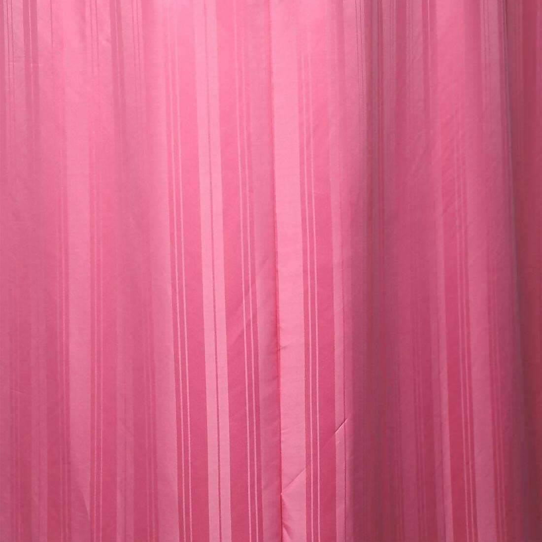 Hospital Partition Curtains, Clinic Curtains Size 16 FT W x 7 ft H, Channel Curtains with Net Fabric, 100% polyester 32 Rustfree Metal Eyelets 32 Plastic Hook, Pink, Stripes Design (16x7 FT) - HalfPe