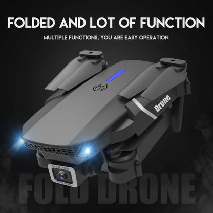 2024 New Quadcopter E88 Pro WIFI FPV Drone With Wide Angle HD 4K 1080P Camera Height Hold RC Foldable Quadcopter Drone | Gift Toy - HalfPe