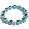 Pinapes Stylish Evil Eye Bracelet (Light Blue, pack of 2) - HalfPe