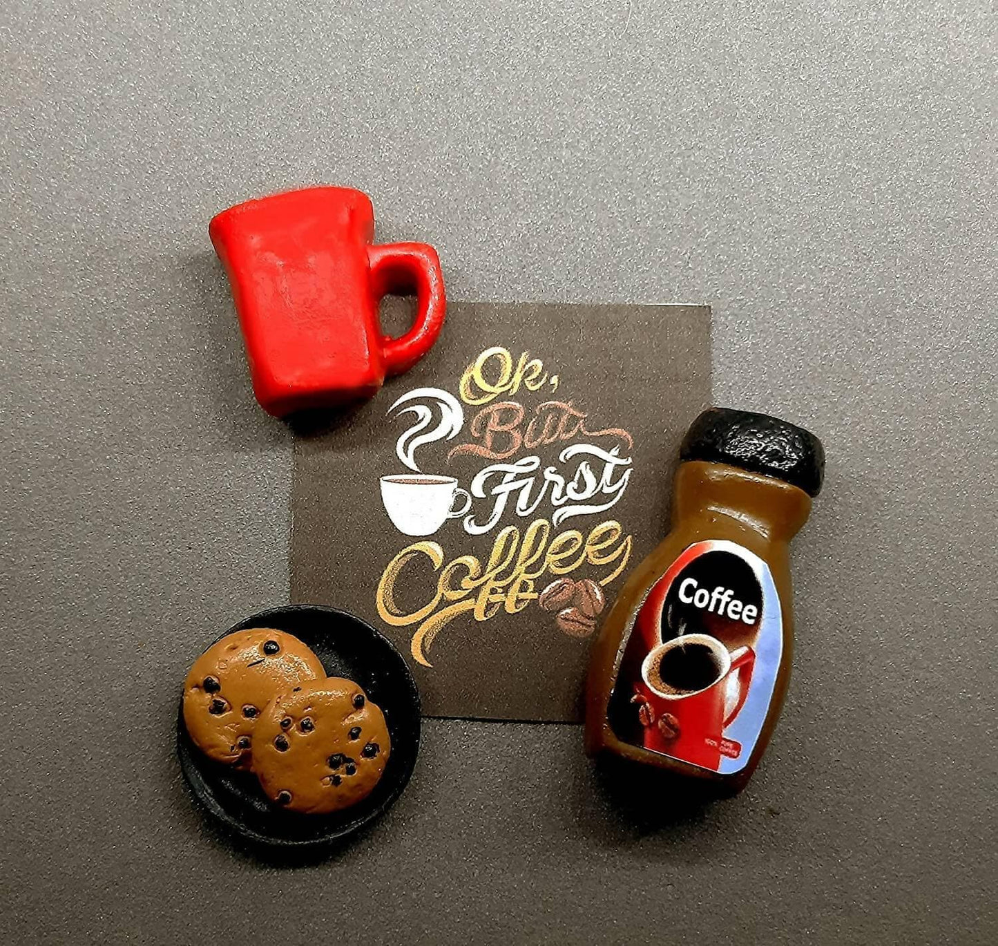 Coffee Miniature Food Fridge Magnet - HalfPe