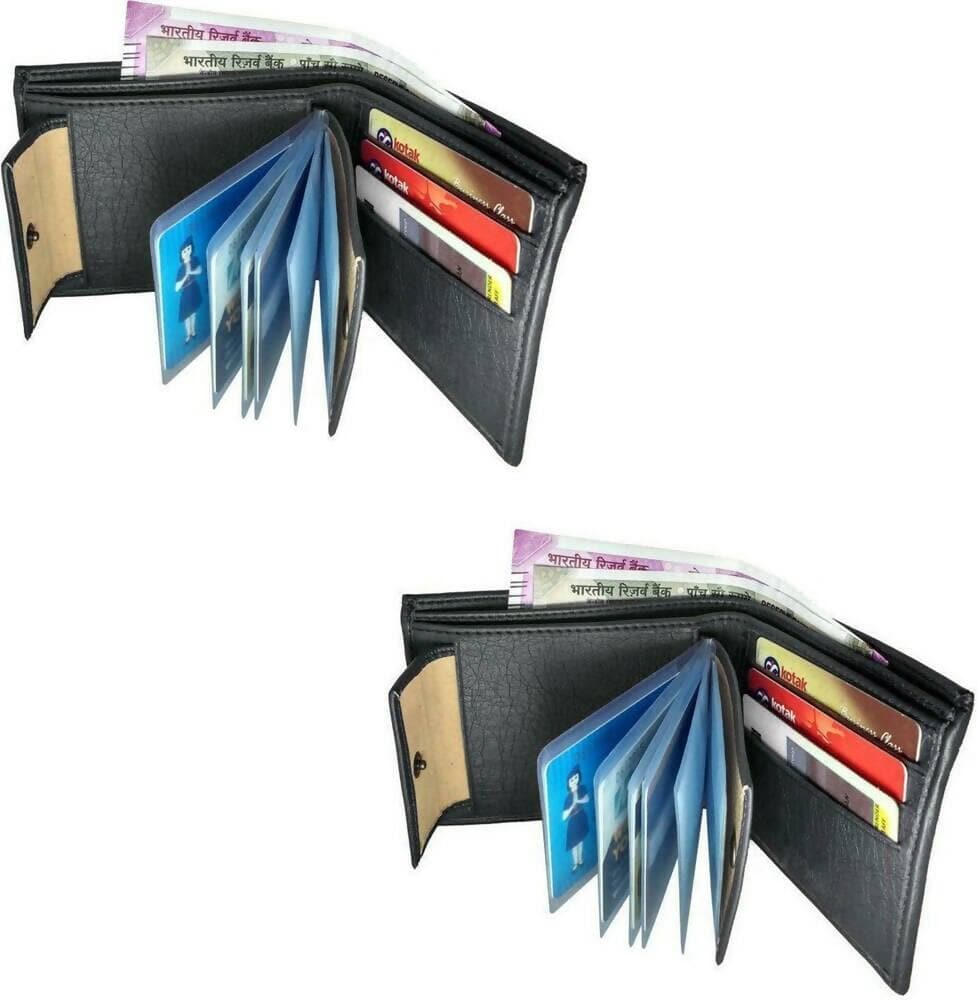 Combo of Casual Latest Men Wallets (Pack of 2) - HalfPe