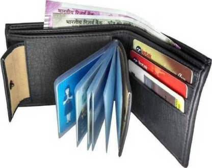 Genuine Leather Album Wallet for Men Credit Card Holder - HalfPe