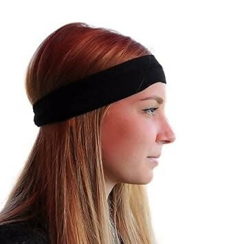 SENECIO Red Black White Tricolor Wide Strap Headband For School Girls & Women (3 pcs, set of 2) - HalfPe