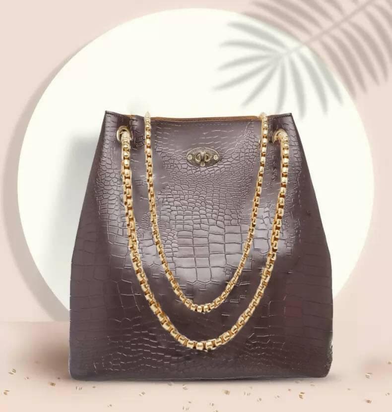 Women Brown Handbag - HalfPe