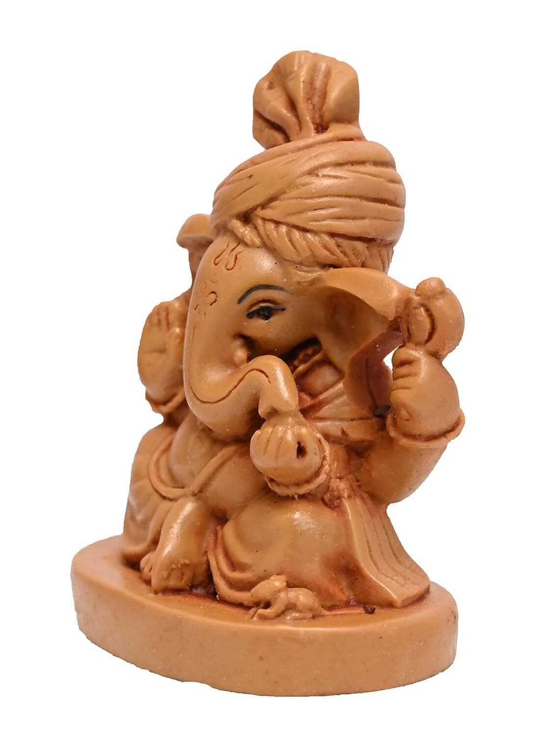 KariGhar Polyresin Ganesh Murti Perfect Idol For Car Dashboard Drawing Room - HalfPe