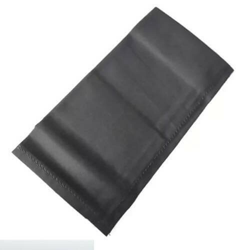 SENECIO 100% Cotton Solid Black Square Handkerchief (pack of 2) - HalfPe