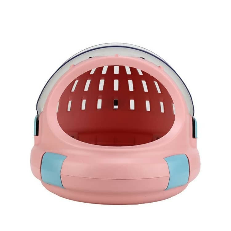 PetGains PGKA 2-in-1 Capsule Pet Carrier & Bed (Pink) - HalfPe