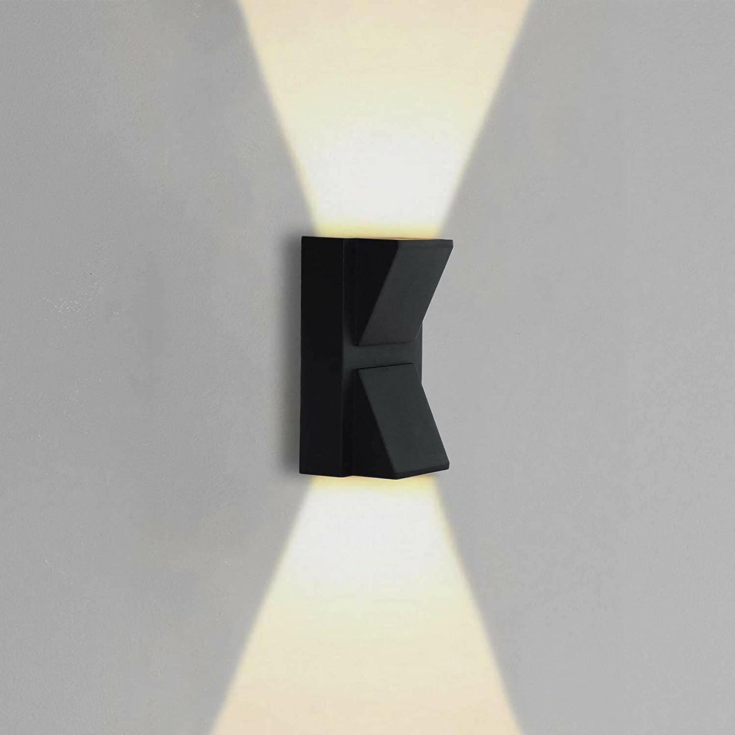 M.K Lights & CO. 10W LED Outdoor Exterior Wall Step Up Down Wall Light (Yellow, Pack of-2) - HalfPe