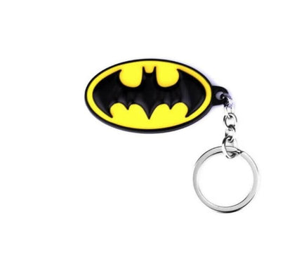 Batman Metal Logo Keyring: Stylish Hero Tribute - HalfPe