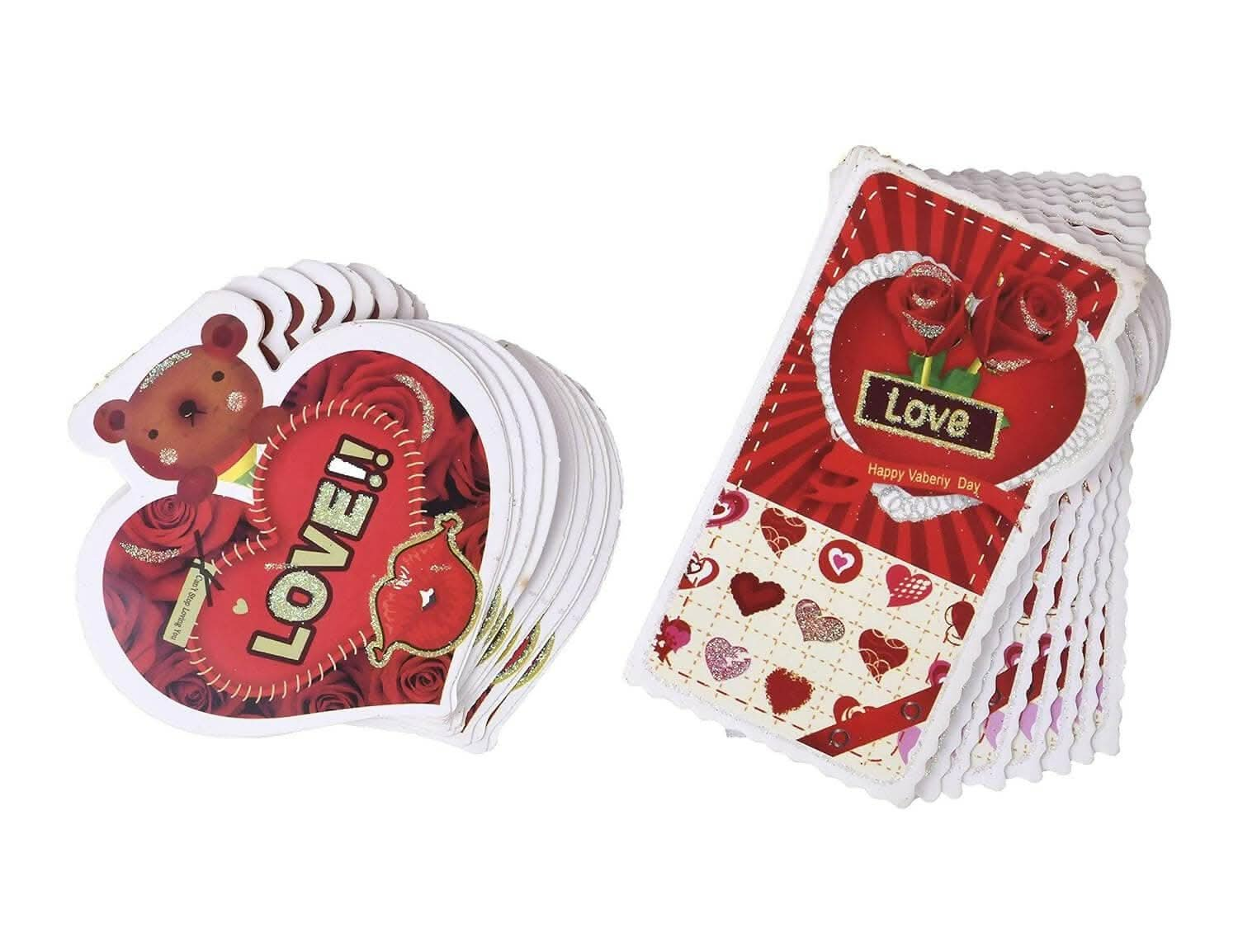 MANTOUSS Valentines Day Gift for Girlfriend/Boyfriend/Husband/Wife/Fiance-Double Decker Box with Chocolate+2 Shot Glasses+Valentines Day Card+Heart Shaped Candle - HalfPe