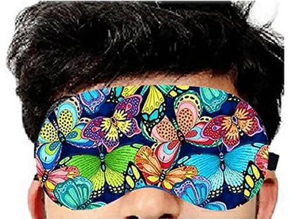 Lushomes Super Soft Velvet Eye mask for Travel with Gel Tube for Insomnia, meditation and Dark Circles (2 Pcs of Eye Mask and 2 Pcs of Gel Tube) - HalfPe