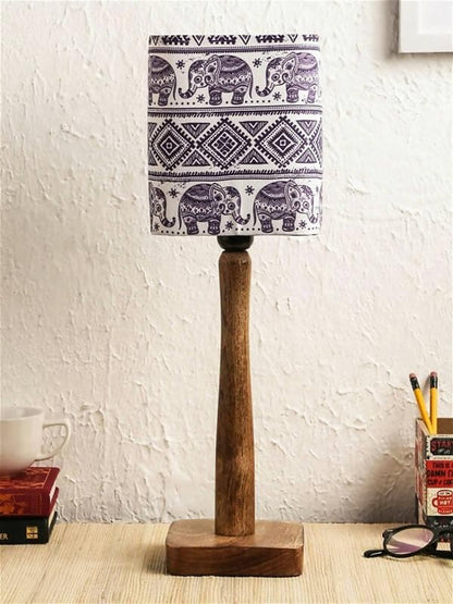 Warli Art Wooden Lamp - HalfPe