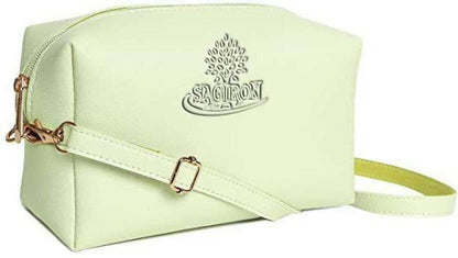 SAGIRON Light Cream Women Sling Bag - HalfPe