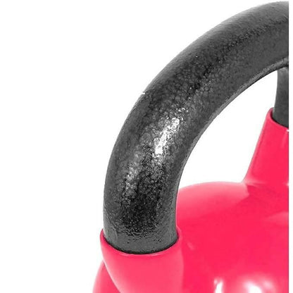 Yogpro Vinyl Coated Cast Iron Solid Kettlebell Home and Gym Use for Fitness Exercises (2 Kg) - HalfPe