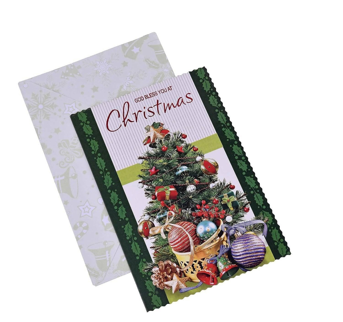 MANTOUSS Christmas Gift of Cake-Christmas Plum Cake(300gms) + Christmas Card + Santa Cap + Christmas Tree Decoration Set - HalfPe