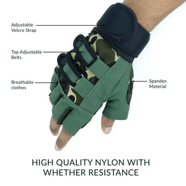 Beast Gym glove With Long Wrist Support Gym & Fitness Gloves - HalfPe