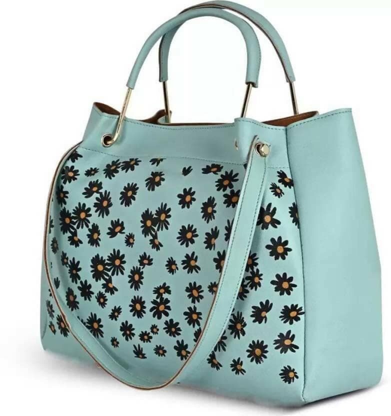 Women Blue Handbag - HalfPe