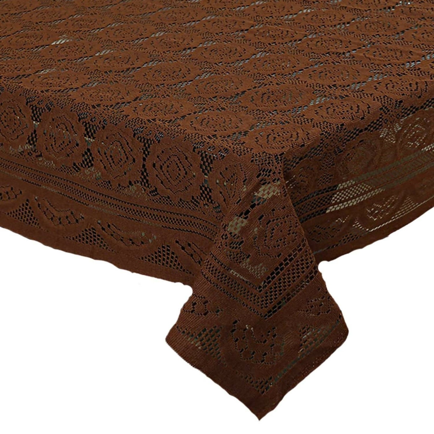 Dhruvi Collection Multicolour Net Table Cover - HalfPe