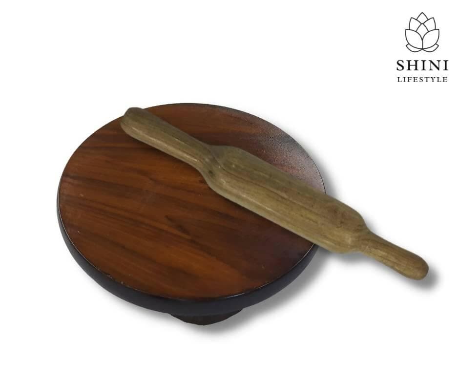 SHINI LIFESTYLE Wooden Roti maker - HalfPe