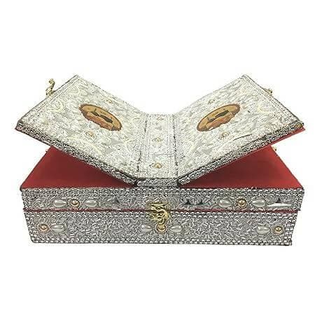 santarms Handcrafted Wooden Quran Box - HalfPe