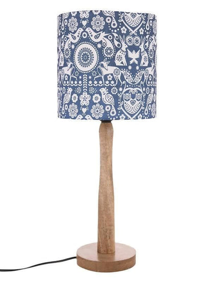 Indian Art Wooden Lamp - HalfPe