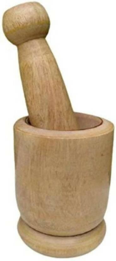 Wooden Handicrafts Mortar and Pestle Set - HalfPe