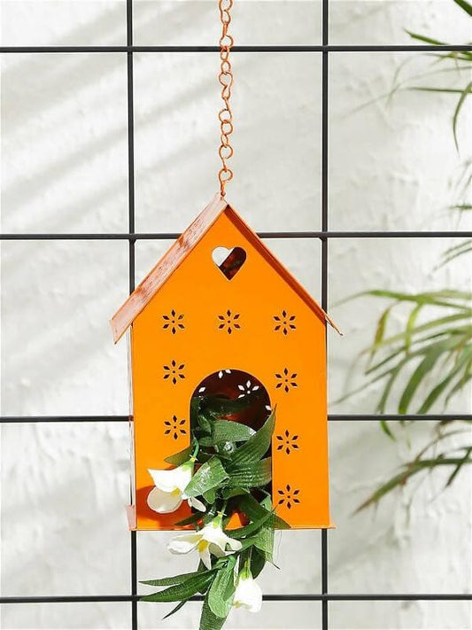 Hut Shape Bird House Orange - HalfPe