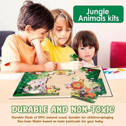 Zodo jigsaw jungle puzzle for kids - HalfPe