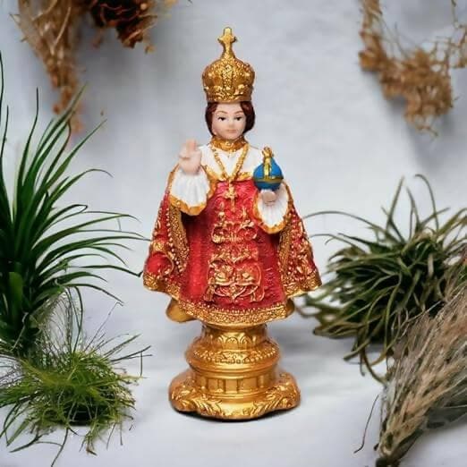 KariGhar Infant Jesus/Child Jesus Christ Idol Perfect for Car Dashboard - HalfPe