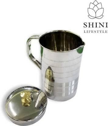 SHINI LIFESTYLE Stainless-Steel Water Jug with lid (2L) - HalfPe